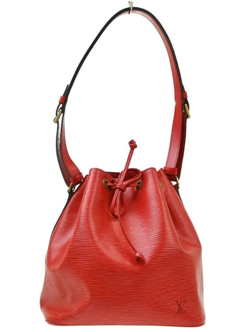 Louis Vuitton Red Epi Petite Noe Shoulder Bag M44107